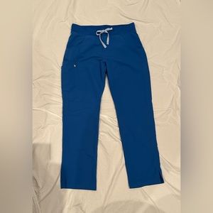 Figs Royal Blue Scrub Pants Size Medium